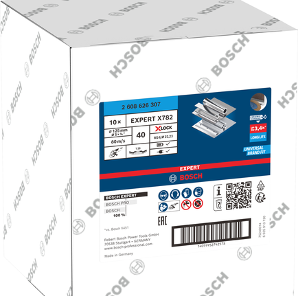 Lamelový kotouč Bosch EXPERT X782 X-Lock 125 mm G40.